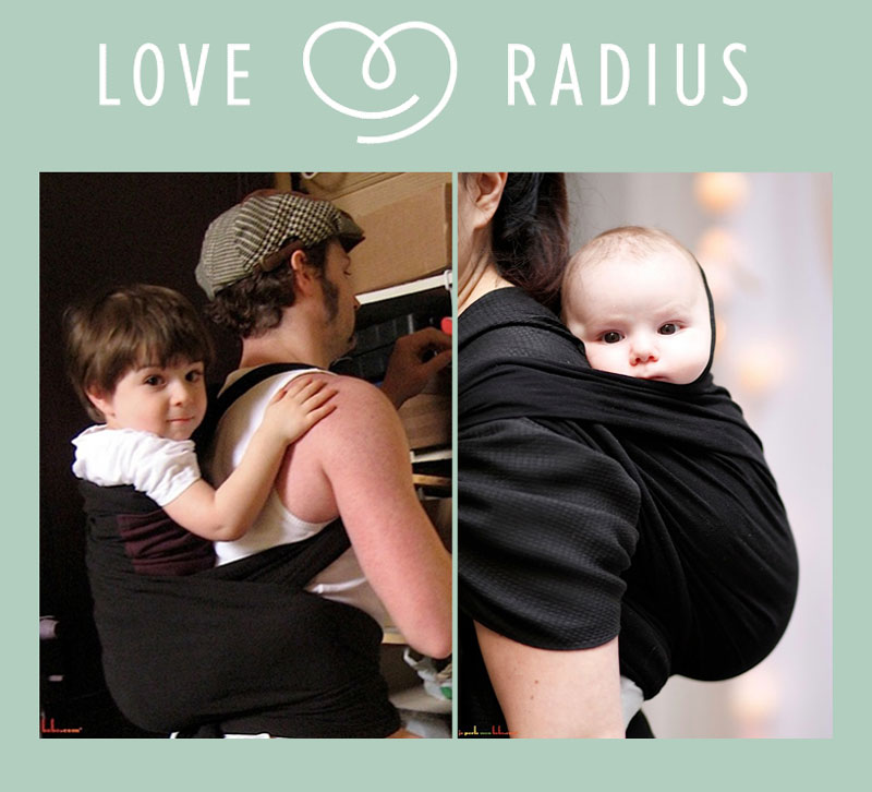 Love Radius Original Stretchy Baby Wraps back carry