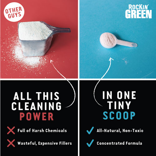 Rockin Green Detergent is Economical